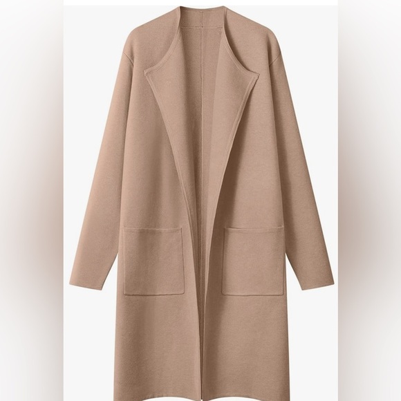Women's open front Coat Sweater - Picture 1 of 5
